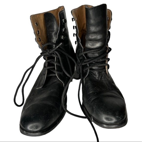 Ipanema Leather Lace-Up Boots - Picture 1 of 7